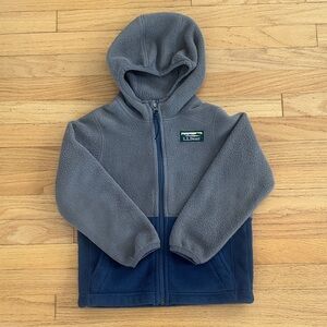 L.L. Bean Kids Two-Tone Fleece Hoodie
